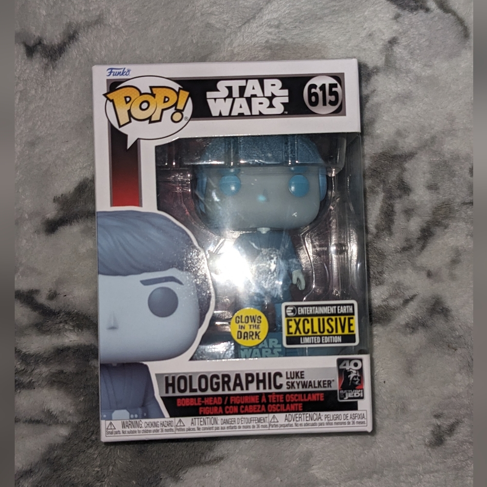 Luke Skywalker Glow in the dark Funko Pop